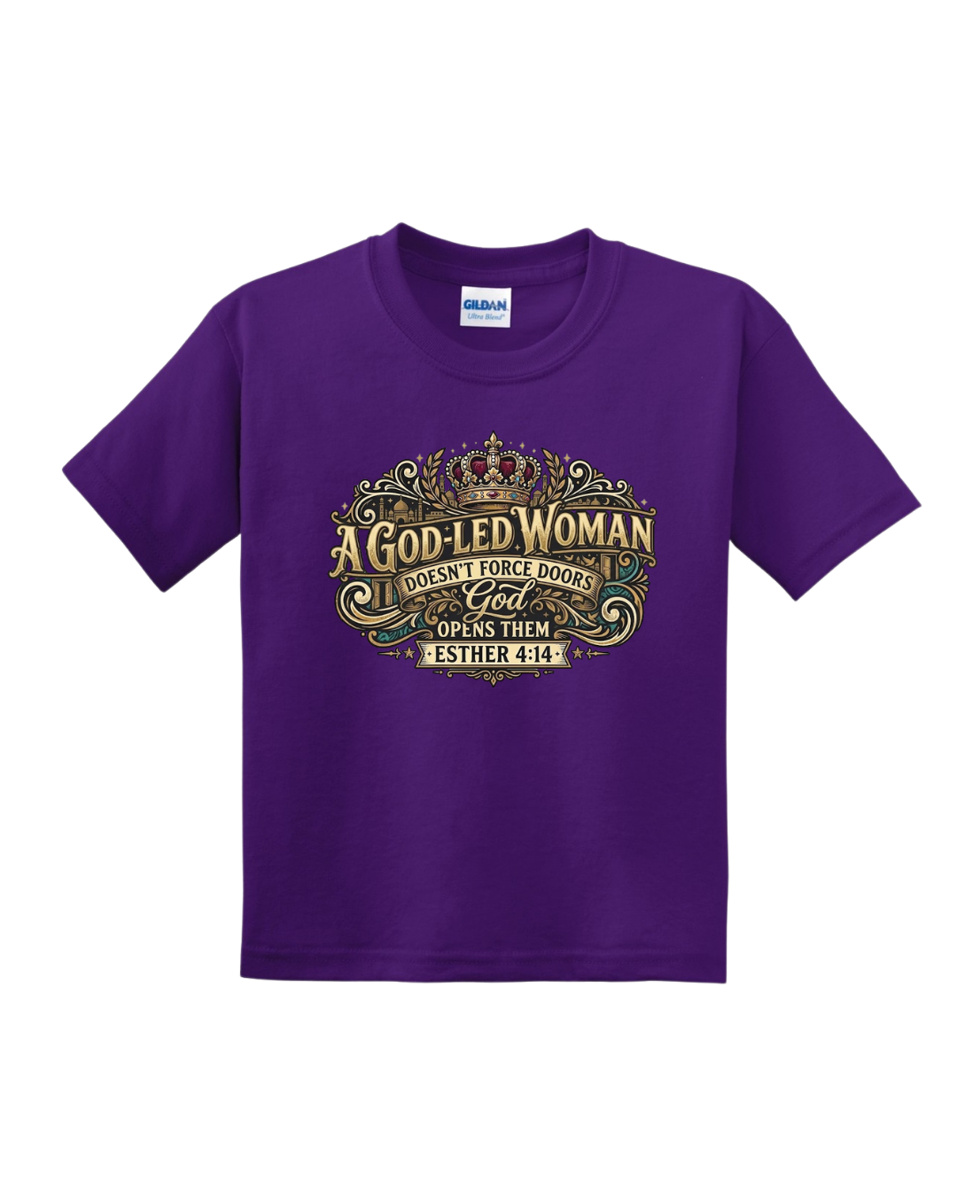 God Led Esther Desgin T-Shirt